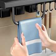 Wall-mounted Multi-function Kitchen Rack for Utensils Frugal Finds Galore