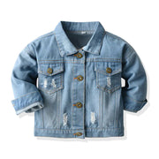 Unisex Autumn Short Jean Jacket for Kids (Ages 3-8) Frugal Finds Galore
