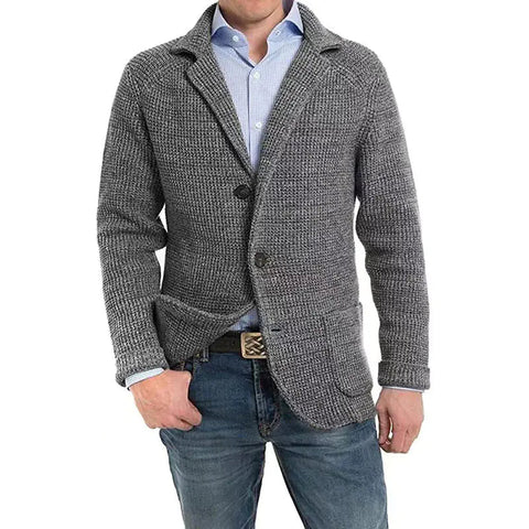 Men's Casual Knitted Cardigan Sweater Frugal Finds Galore