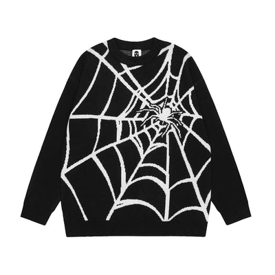 Spider Web Knitted Sweater Frugal Finds Galore