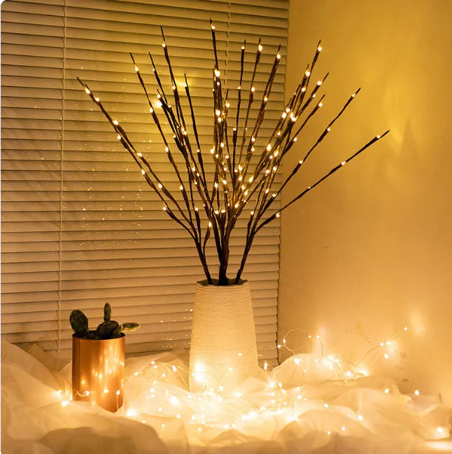 Nordic Glow Decorative Twig Tree Lights