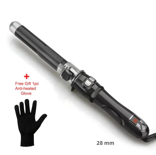 28/32mm Ceramic Barrel Automatic Rotating Hair Curler