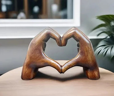 I Love You So | Creative Heart Resin Statue Frugal Finds Galore