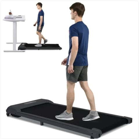 2-in-1 Under Desk Electric Treadmill 2.5HP with Remote Control Frugal Finds Galore