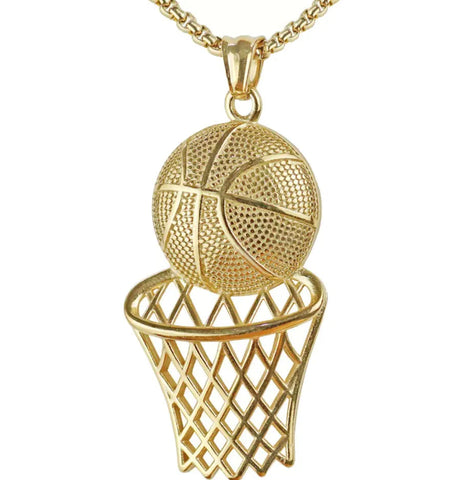 Basketball Hoop Pendant Necklace Frugal Finds Galore
