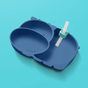Silicone Baby Feeding Plate with Suction and Utensils Set Frugal Finds Galore