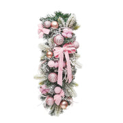 Christmas Decoration Rattan Plant with Bowknot Frugal Finds Galore