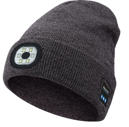 Removable And Washable Rechargeable LED Luminous Lighting Knitted Hat