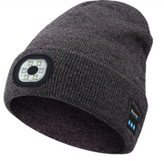 Removable And Washable Rechargeable LED Luminous Lighting Knitted Hat Frugal Finds Galore