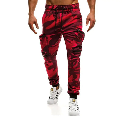 Slim-fit Camouflage Mid-waist Sports Pants Frugal Finds Galore