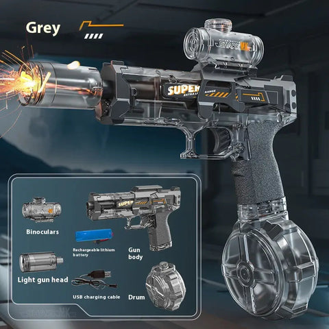 Electric LED Water Gun With Recoil and Lights Frugal Finds Galore