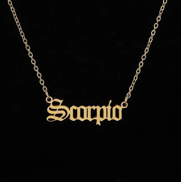 Rapper Letter Necklace