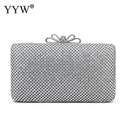 Silver Glitter Evening Clutch Purse for Women Frugal Finds Galore