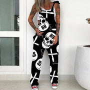 Skull Print Pocket Overalls Frugal Finds Galore