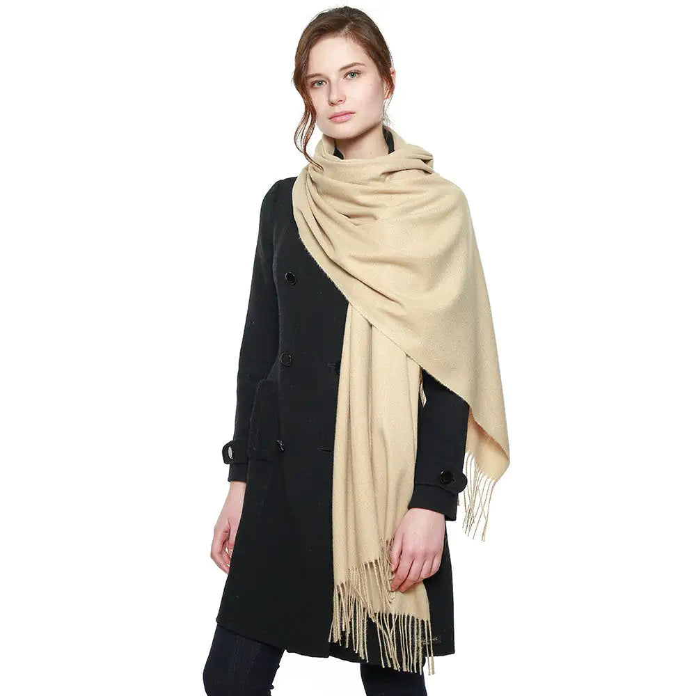 Pashmina Shawls With Fringe