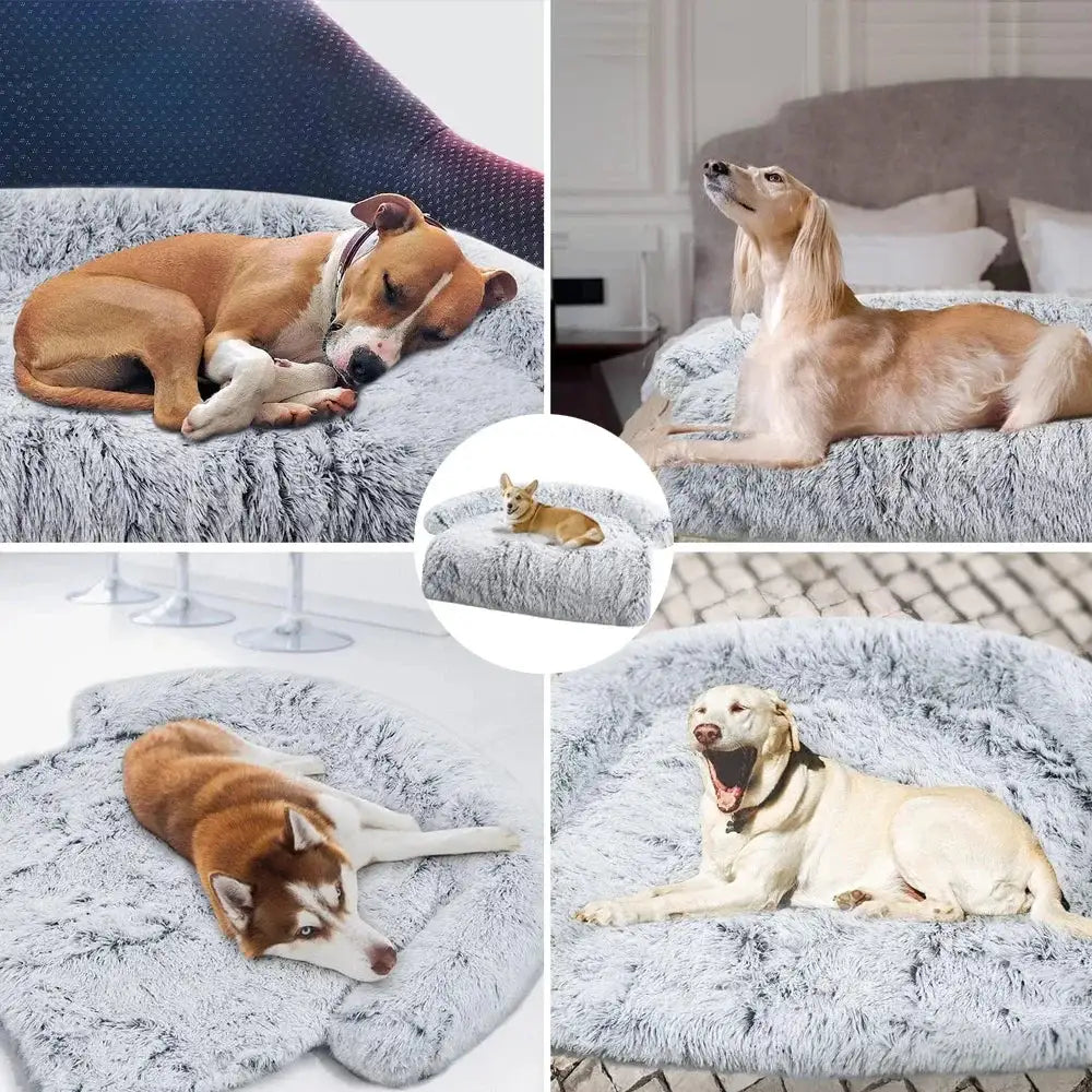 Washable Plush Dog Bed