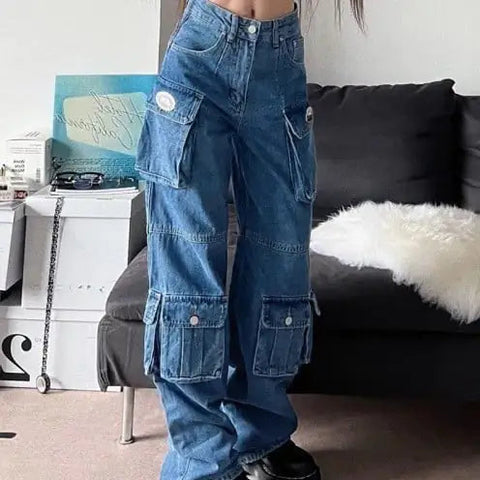 American Retro Multi-Pocket Overalls for Women Frugal Finds Galore