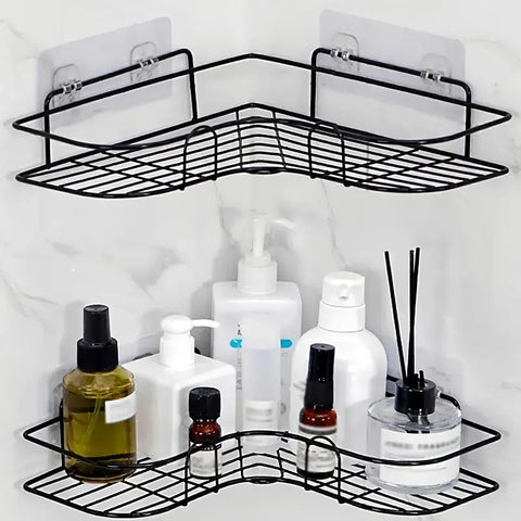 Triangle Bathroom Shelf and Shower Caddy Rack Holder Frugal Finds Galore