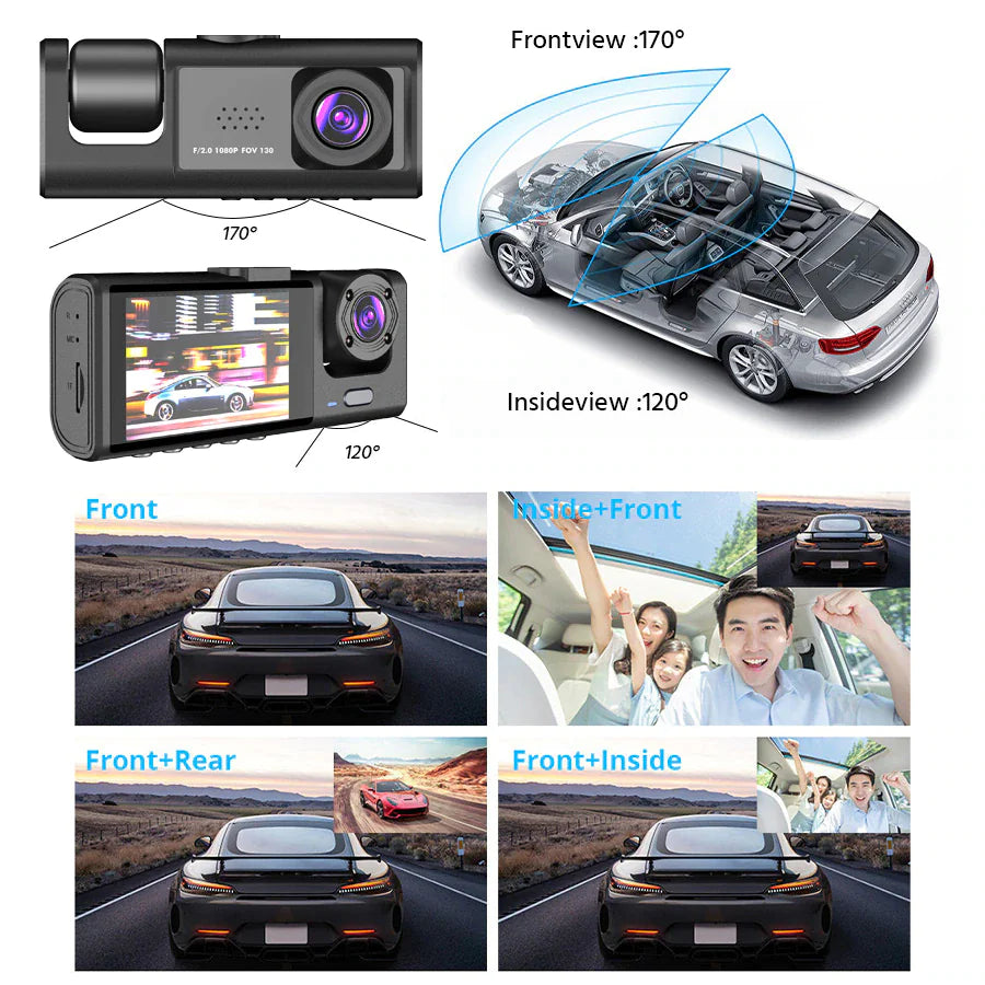 Car Dual Lens Dash Cam