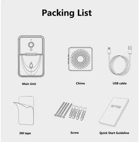 WiFi Smart Doorbell Intercom Video Camera Door Ring Frugal Finds Galore