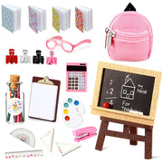 18 Piece Mini School Supplies for Dolls Frugal Finds Galore